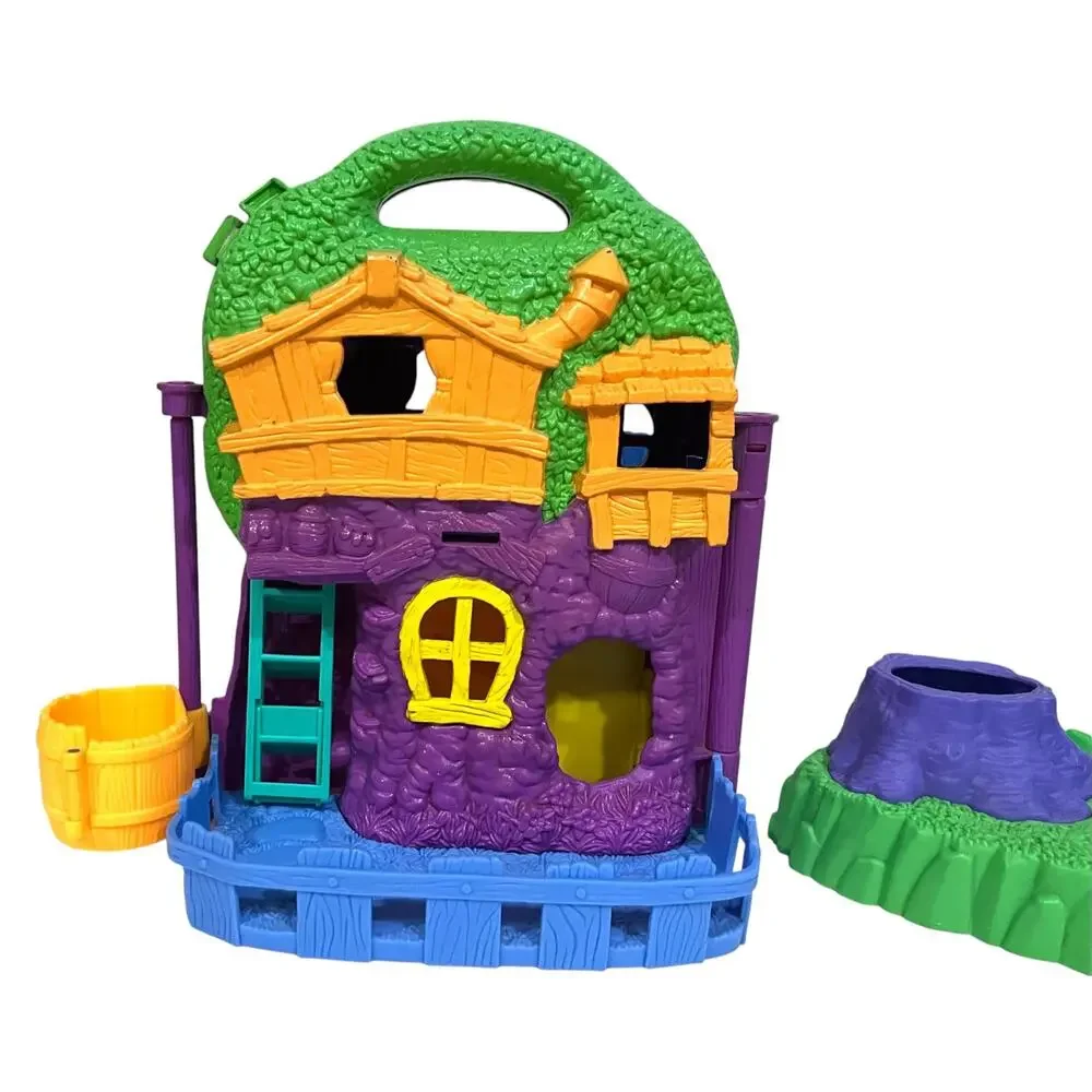 Winnie The Pooh 100 Acre Woods Playset Lot Vintage Characters Tree House 90s